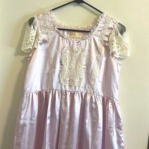 Designer purple pink dress